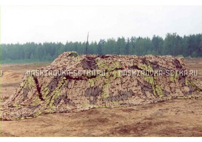 Маскировочная сетка МКТ-4П Поле 3х6 м – купить по цене 8700 руб. в интернет-магазине в городе Набережные Челны картинка 1